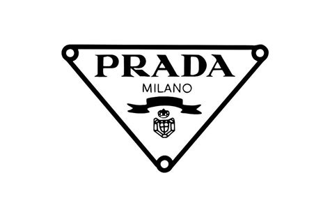 prada insignia|Prada symbole logo.